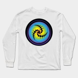 Triple Spiral Crop Circle Long Sleeve T-Shirt